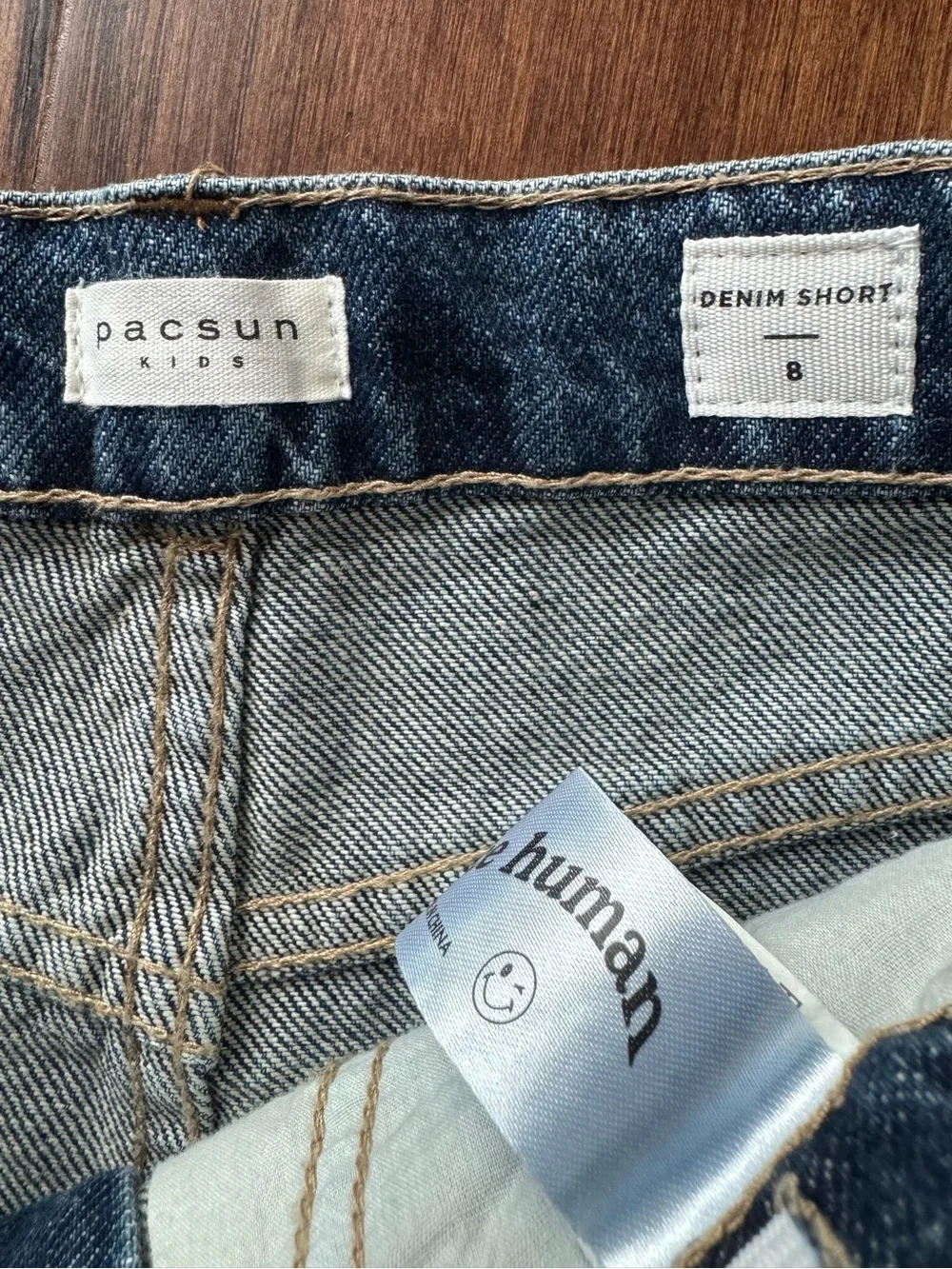 PacSun Girls Light Blue Denim Shorts 8T